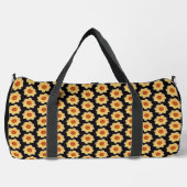 Yellow Dahlia Floral Pattern op Black Plunjezak (Voorkant)