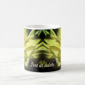 Yellow Dahlia Flower Personalized Koffiemok (Center)