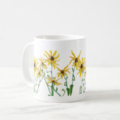 Yellow Daisies Koffiemok (Voorkant links)