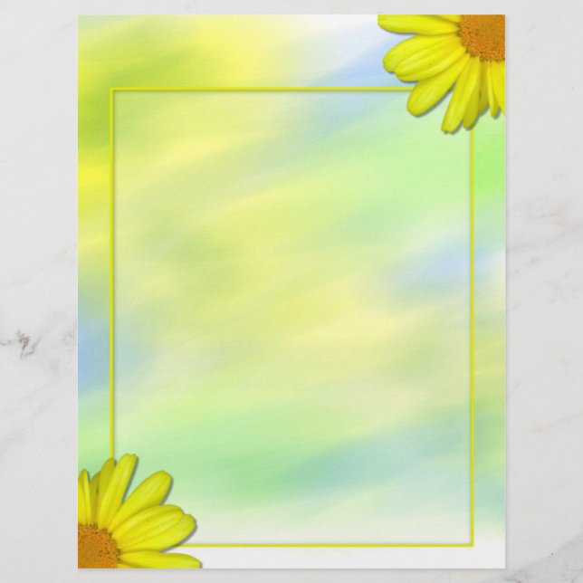 Yellow Daisies Letterhead (Voorkant)