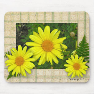 Yellow Daisies Mousepad Muismat