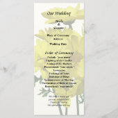 Yellow Daisies Programma (Voorkant)