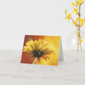 Yellow Daisy and Butterfly Note Card Kaart (Gele Bloem)