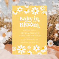 Yellow Daisy Baby in Bloom Baby shower