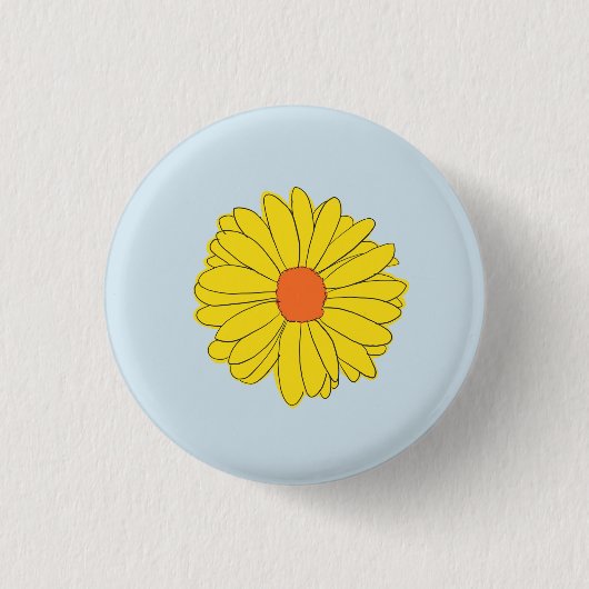 Yellow Daisy Button (Voorkant)