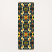 Yellow Daisy Flower Abstract Yogamat (Voorkant)
