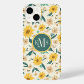 Yellow Daisy Flower Pattern Case-Mate iPhone Case (Achterkant)