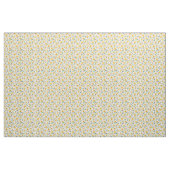 Yellow Daisy Flower Pattern Stof (Yard (91,4 cm))