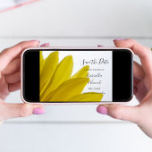 Yellow Daisy Flower Petals Weddenschap Save the Da Date