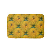 Yellow Daisy Flowers Pattern Badmat (Voorkant)