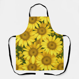 Yellow Daisy Flowers Schort