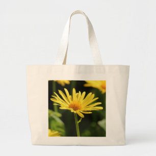 Yellow Daisy Grote Tote Bag