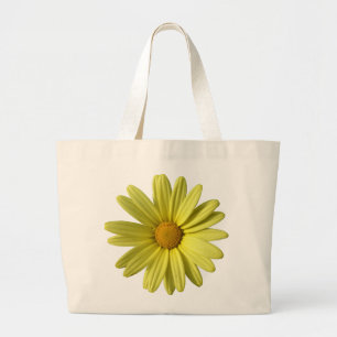 Yellow Daisy Grote Tote Bag