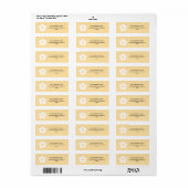 Yellow Daisy Happy Birthday | bloemenfeest Etiket (Full Sheet)