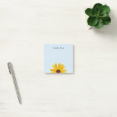 Yellow Daisy Monogram Flower Post-it® Notes (Kantoor)