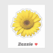 Yellow Daisy Petals Sticker (Vel)