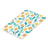 Yellow Dandelion Floral Pattern - Natuur-geïnspire Magneet (Linkerzijde)