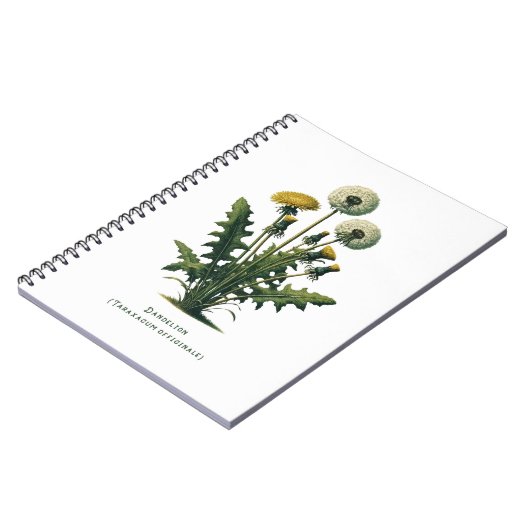 Yellow Dandelion Herbal Journal (Côté gauche)