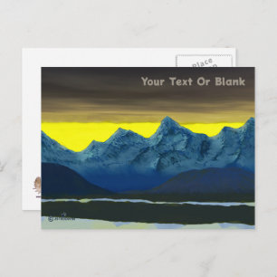 Yellow Dawn North Briefkaart