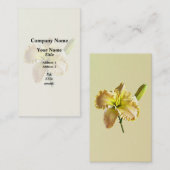 Yellow Day Lily Visitekaartje (Voorkant / Achterkant)