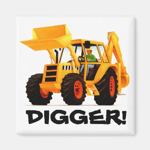 Yellow Digger Magneet