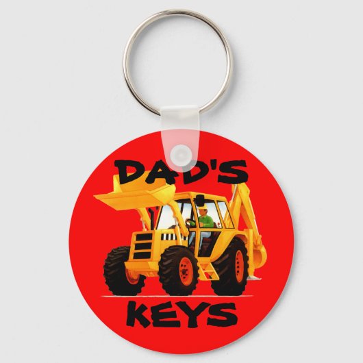 Yellow Digger Sleutelhanger (Voorkant)