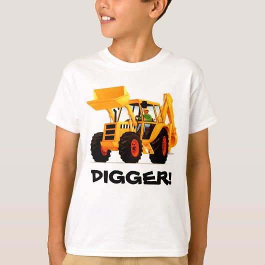 Yellow Digger T-shirt (Voorkant)