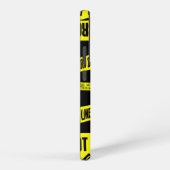 Yellow Do Not Cross Crime Scene Tape Danger Areas Samsung Galaxy Hoesje (Rechterkant)