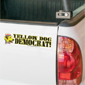 Yellow Dog Democraat Bumpersticker  (Op Truck)