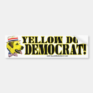 Yellow Dog Democraat Bumpersticker