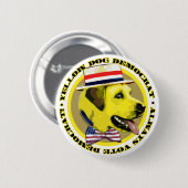 Yellow Dog Logo Button  (Voorkant /achterkant)