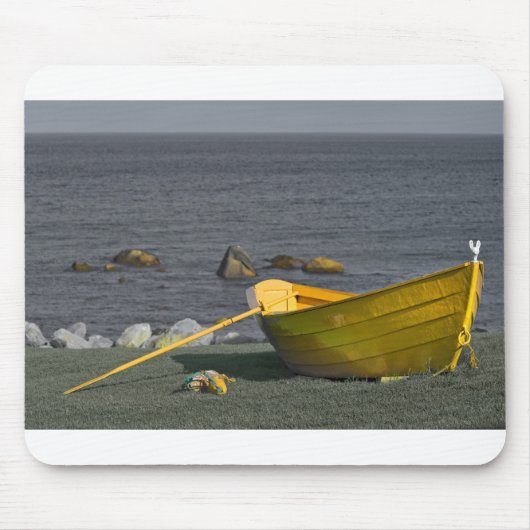 Yellow Dory Mousepad Muismat (Voorkant)