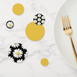Yellow Dotted Daisy's Confetti