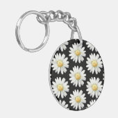 Yellow Dotted Daisy's Sleutelhanger (Voorkant Links)