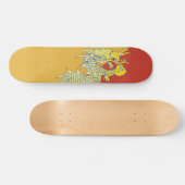 Yellow Dragon Skateboard (Horizontaal)