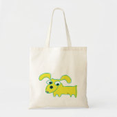 Yellow Droopy Ear Dog Canvas tas (Voorkant)