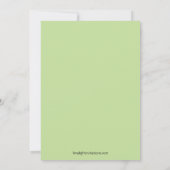 Yellow Duck Baby shower Invitation Kaart (Achterkant)