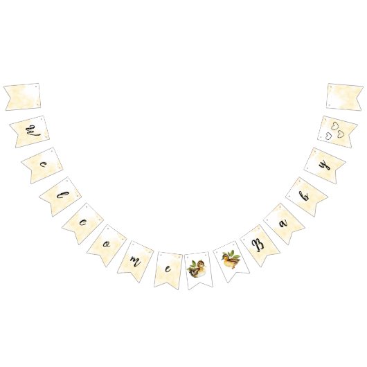 Yellow Duck Baby Themed Shower Banner (Alle)