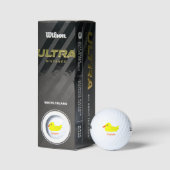 Yellow Duck Design Golfballen (Verpakking)
