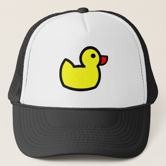 Yellow Duck Drawing Trucker Pet (Voorkant)