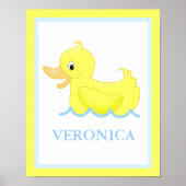 Yellow Duck Little Ducky Personal Art Print (Voorkant)
