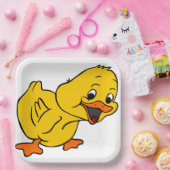 Yellow Duck Papieren Bordje (Feest)