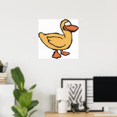 Yellow Duck Poster (Thuiskantoor)