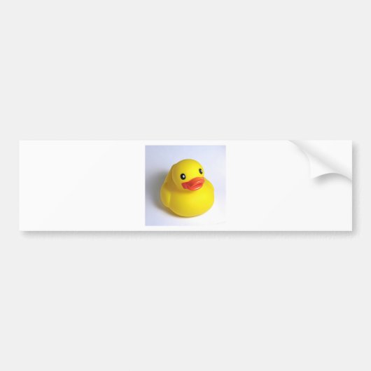 Yellow Ducky Bumpersticker (Voorkant)
