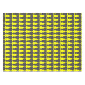 Yellow Fir kerstbomen Pattern Tafelkleed (Voorkant (Horizontaal))