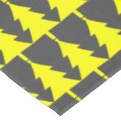Yellow Fir kerstbomen Pattern Tafelkleed (Gekanteld)