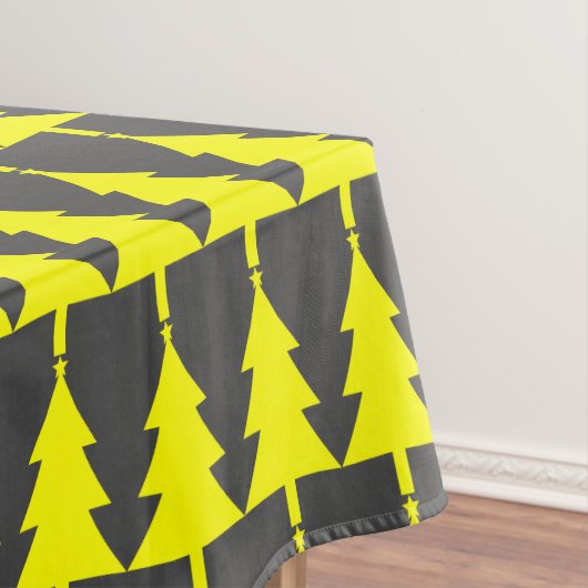 Yellow Fir kerstbomen Pattern Tafelkleed (Voorbeeld)
