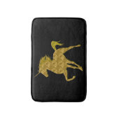 Yellow Fire Unicorn Bath Mat (Voorkant Verticaal)