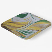 Yellow Floral Bord (Gebogen)