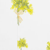 Yellow Floral Bouquet Wallpaper Behang (Zoom)